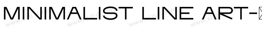 Minimalist Line Art字体转换